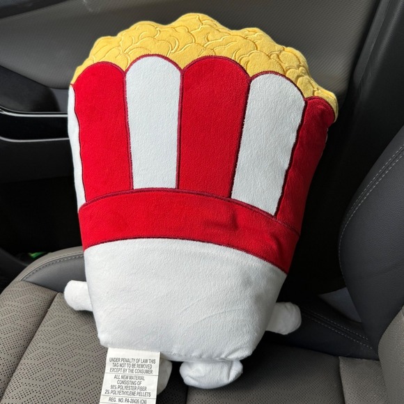 Shopkins Poppette Popcorn Plush Pillow Pal Stuffed Animal Toy Cute Kids - Picture 3 of 4